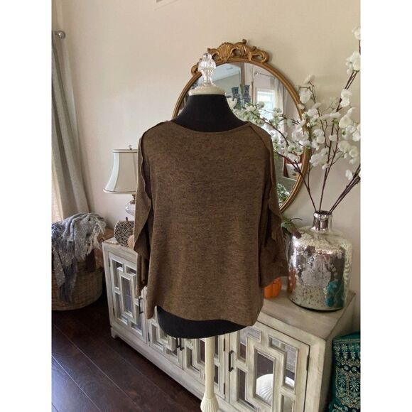 Clara Sun Woo Brown Shirt (XS) - Picture 1 of 3